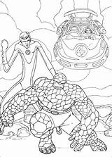 Fantastic 4 Coloring Page  Free Printable Pages For Kids sketch template