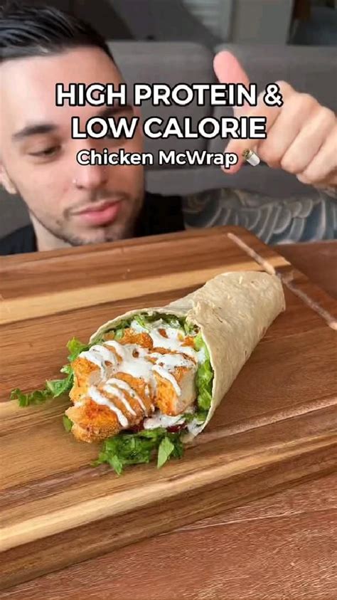 Low calorie chicken mcwrap – Artofit