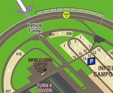 Jason Pearlman Illustration - NASCAR ChicagoLand Speedway Map