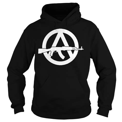 Anarchy AK 47 Shirt, Hoodie, Sweater, Longsleeve T-shirt - Kutee Boutique