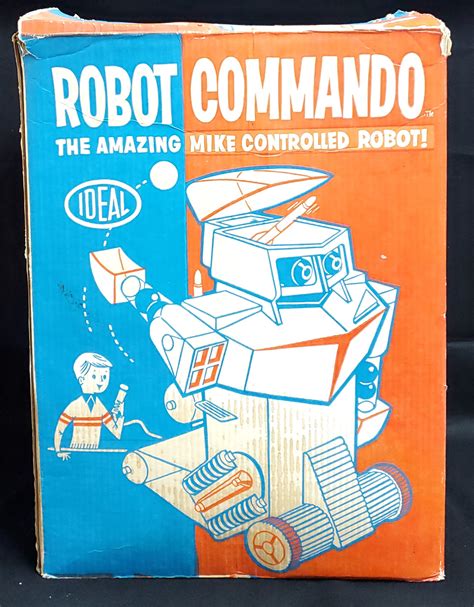 1961 Ideal Robot Commando Battery-Operated Robot in the Box – All-Original Parts – The Toys Time ...