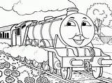 Thomas The Train Drawing  Coloring Nation sketch template