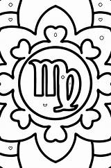 Coloring Page  zodiac Sign Virgo ♥ Online And Print For Free sketch template