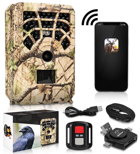 CREATIVE XP Cellular Trail Cameras WiFi 24 MP 1296P Outdoor Game Camera ...