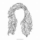 Curly Hair Coloring Pages  Nation sketch template