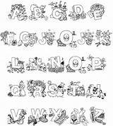 Font Coloring Pages sketch template