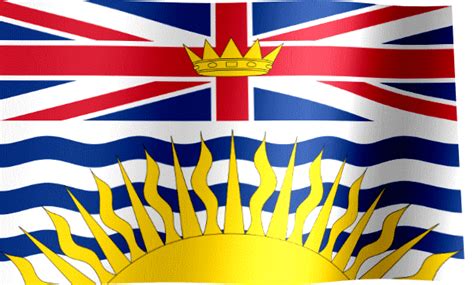 British Columbia Flag GIF | All Waving Flags