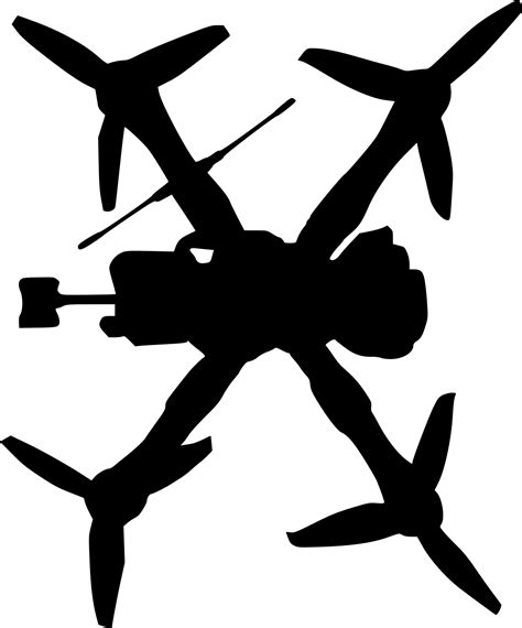 8 Drone Silhouette (PNG Transparent) | OnlyGFX.com