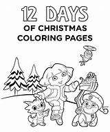 Nick Jr Christmas Coloring Pages At GetColoringscom  Free Printable sketch template