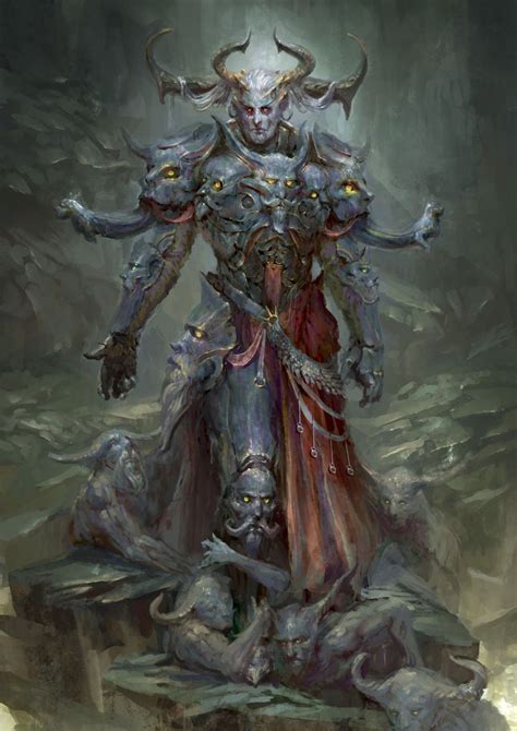 Ars Goetia – Belial – demon concept by Daniel Kamarudin Fantasy Artwork, Dark Fantasy Art ...