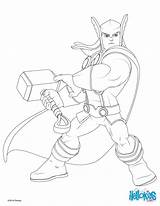 Thor coloring Pages  Hellokidscom sketch template
