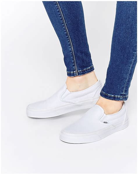 Vans | Vans True White Classic Slip On Sneakers at ASOS