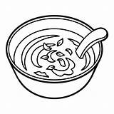 Coloring Book Bowl Of Soup Stock Vector  Illustration Colorful sketch template