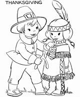 Thanksgiving Coloring Pages Native American Indian sketch template