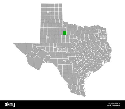 Map of Haskell in Texas Stock Photo - Alamy