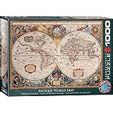Amazon.com: EuroGraphics Antique Map of The World Jigsaw Puzzle (2000-Piece) : Toys & Games