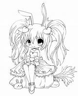 Cute Anime Chibi Coloring Pages sketch template