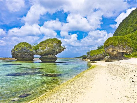 "Hila'an Beach, on the northwestern coast of Guam [United States of ...