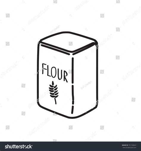 Flour Icon Vector Illustration Stock Vector (Royalty Free) 791190823 ...