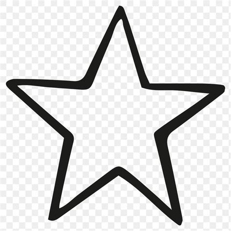 Black and white star transparent png clipart | free image by rawpixel ...