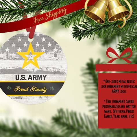 Army Christmas Ornament - Etsy