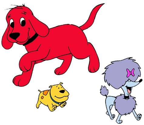 Clifford the Big Red Dog Clip Art | Cartoon Clip Art