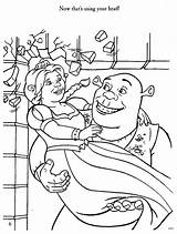 Shrek Coloring Page  Home sketch template