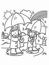 Coloring Pages For Rainy Days sketch template