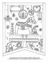 Scandinavian Folk Art Coloring Pages sketch template