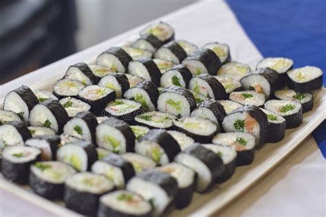 Nori Sushi rolls stock photo. Image of healthy, nutrition - 17594692