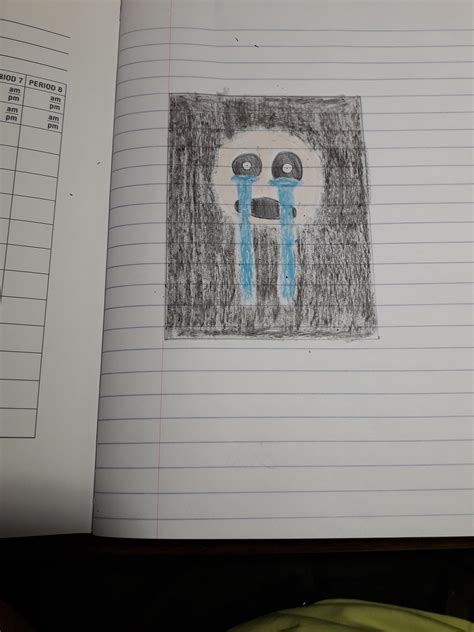 Crying child drawing (before any idiot asks, yes this is from fnaf). : r/fivenightsatfreddys