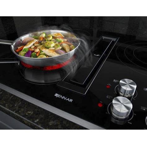 Jenn-Air 36" JX3 Electric Downdraft Cooktop in Black | Nebraska ...