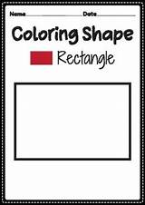 Rectangle coloring Page For Preschool Kindergarten & Montessori  sketch template