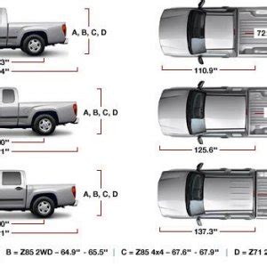 Dimensions | Chevy Colorado & GMC Canyon