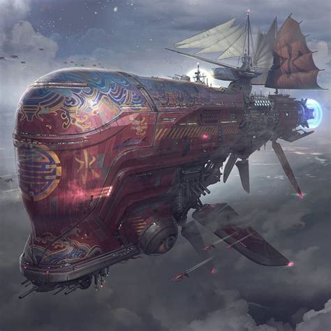 Pin by Wakan Cetan on steampunk | Steampunk ship, Steampunk artwork ...