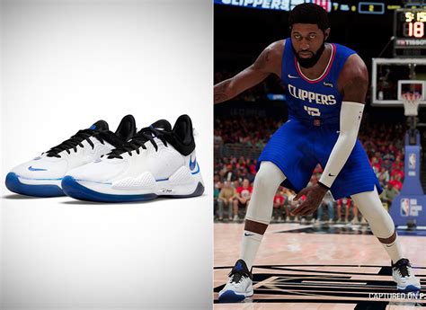 Nike x Paul George PG 5 PlayStation 5 Colorway Sneakers Officially Released in NBA2K21 - TechEBlog