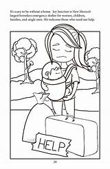 Coloring Page Helping The Homeless Pages sketch template