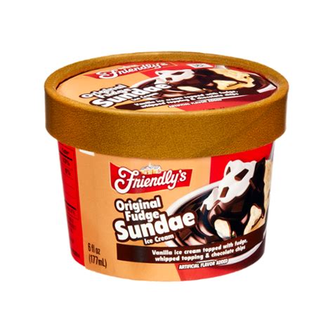 Friendly's Original Fudge Sundae Ice Cream Cup Reviews 2020