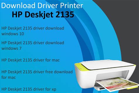 HP DeskJet 2135 Scanner Driver and Software