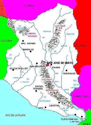 Mapa de San José