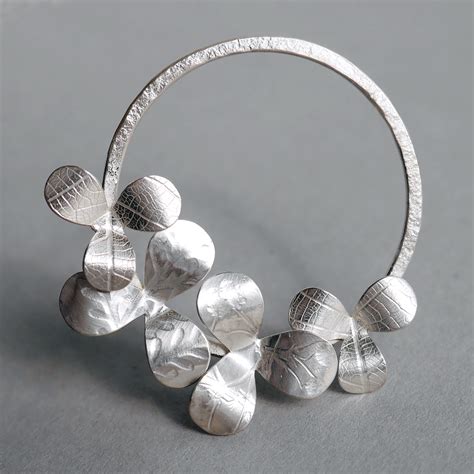 4 petal brooch | Contemporary Brooches by Naomi James | loveDazzle.com