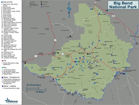 Big Bend National Park map | Big bend national park, National parks trip, Big bend