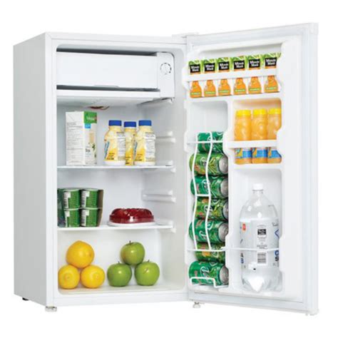 Danby 3.2 Cu Ft Compact Refrigerator DCR032C1WDB, White - Walmart.com