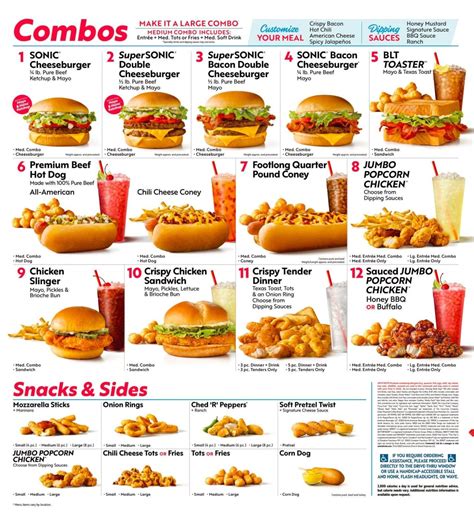 [Updated] Sonic Drive-In Menu Prices USA August 2024 - FH