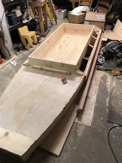 Layout boat I’ve been building with homemade plans : r/Waterfowl