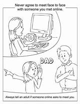 Child Safety Coloring Pages  Free Printable For Kids sketch template