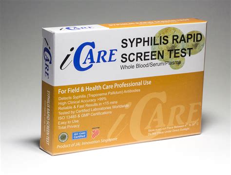 iCare Rapid Syphilis Test Kit – STD Rapid Tests