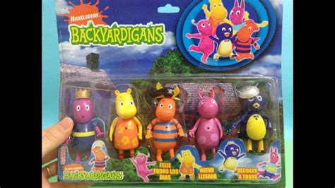 Backyardigans Toys Pablo Tyrone Uniqua Tasha Austin Nickelodeon - YouTube