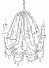 Chandelier Line Drawing At GetDrawings  Free Download sketch template