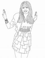 Printable Hannah Montana Coloring Page  Home sketch template